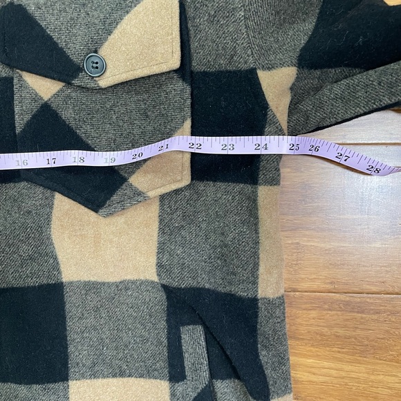 NWOT. Woolx Plaid Wool Blend Jacket in new condition. Size L - Picture 8 of 9